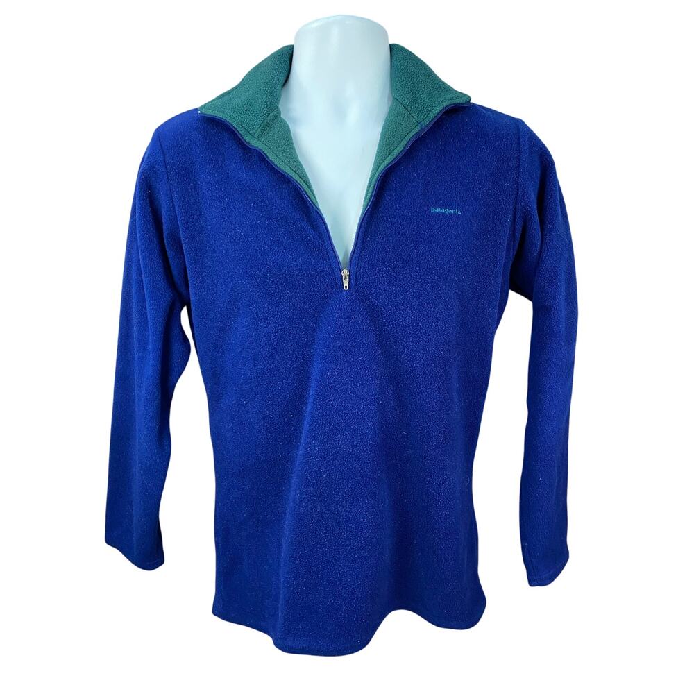 Vintage Patagonia Capilene Fleece Jacket quarter zip Made in USA size Small